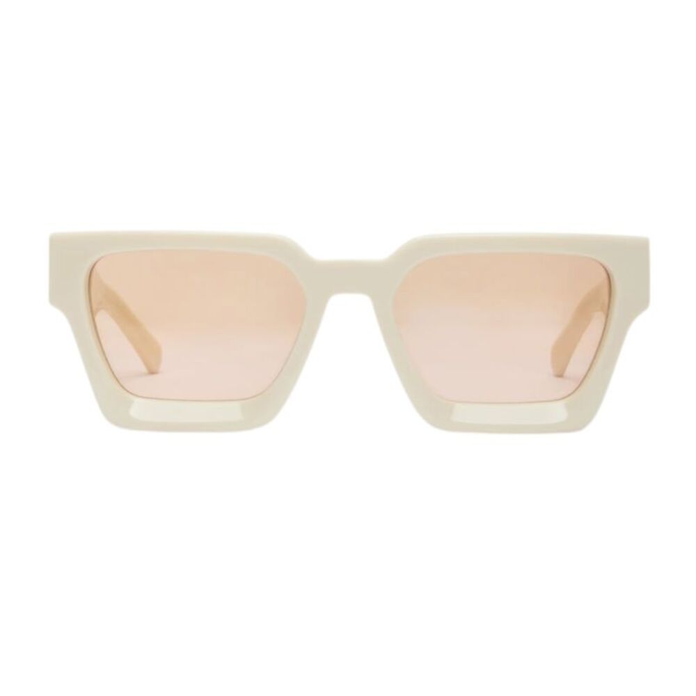 Represent Mens California UV Protection Square Sunglasses / Off White